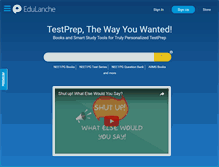 Tablet Screenshot of edulanche.com